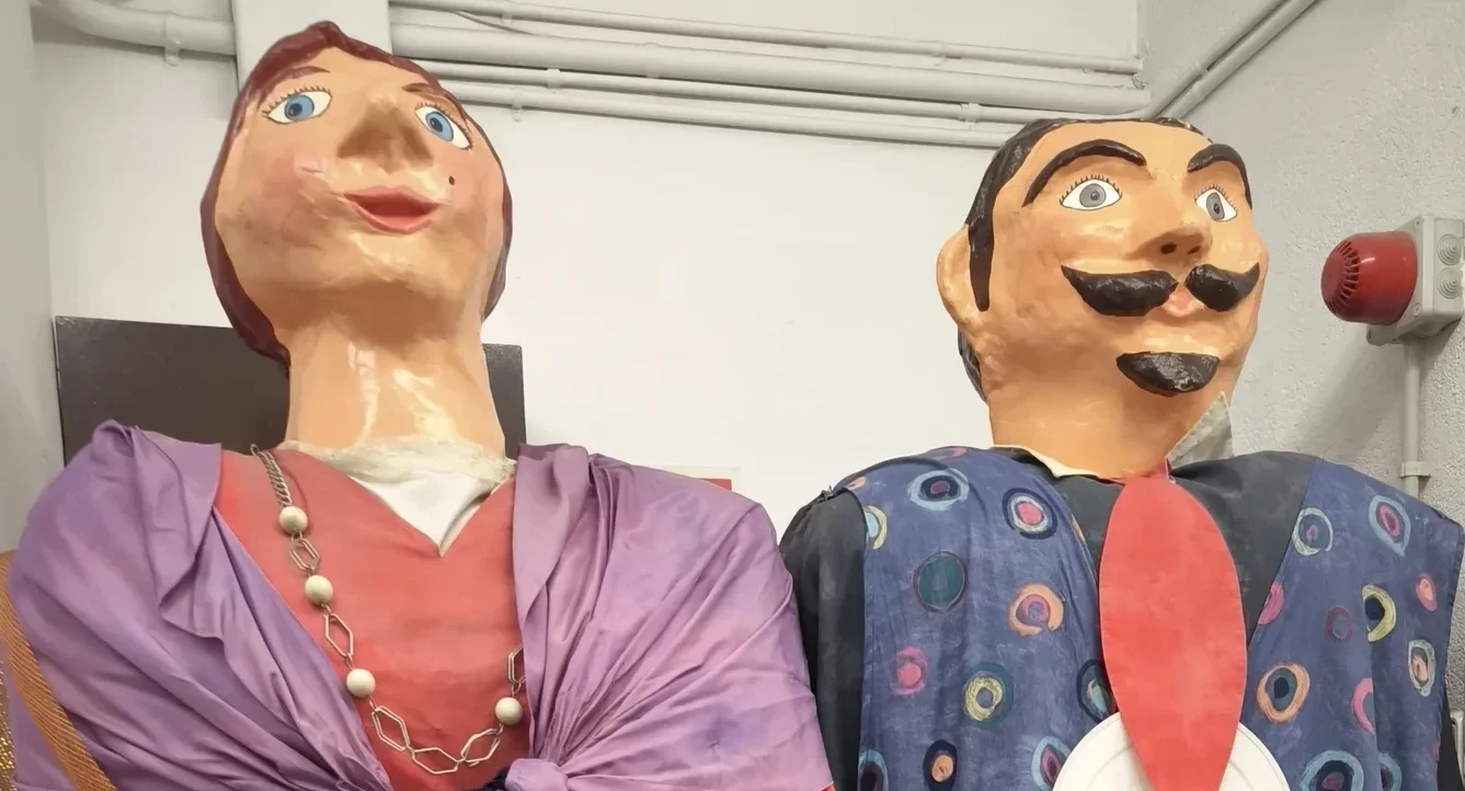 Gegantons escolars Cinta i Botó