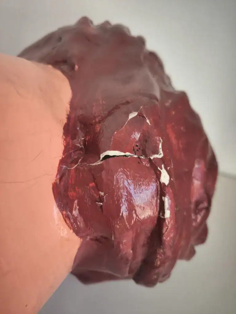 Detall de fractures en el capgrós de la Cinta.